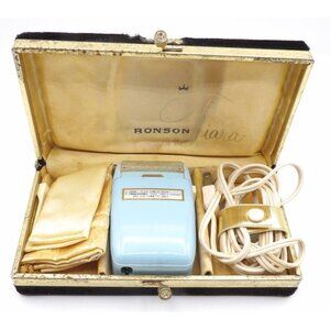 Ronson Tiara Women's Shaver with Original Case F1-22042 VINTAGE